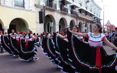 ¡La Preparatoria Estatal No. 8 Carlos Castillo Peraza ganó el Primer Lugar en la categoria de «Estampa Alusiva»!