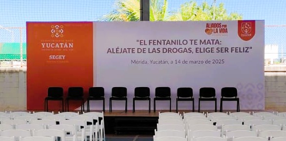 «El Fentanilo te mata: Aléjate de las drogas, elige ser feliz»